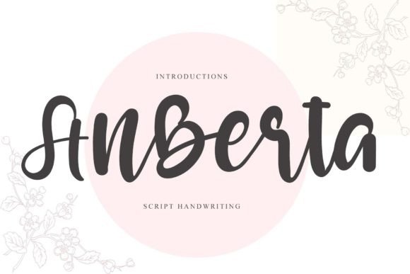 Anberta: A Handwritten Font for Elegant Branding