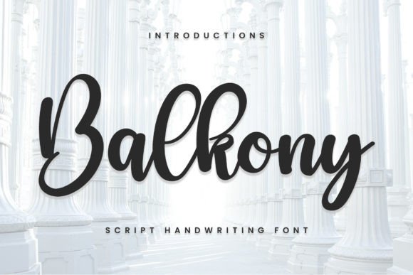 Balkony Font for Creative Projects