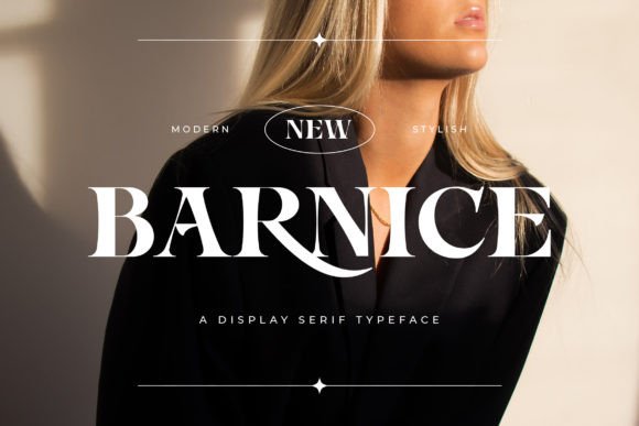 Barnice Font: A Modern Serif Display Type