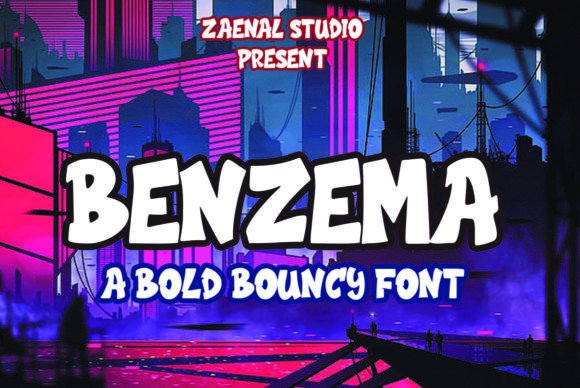 Benzema: A Bold Display Font