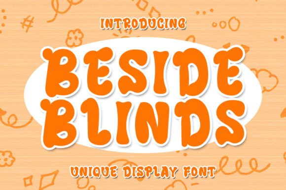 Beside Blinds Font for Web Design