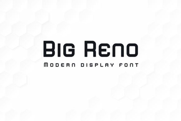 Big Reno Font for Web Design