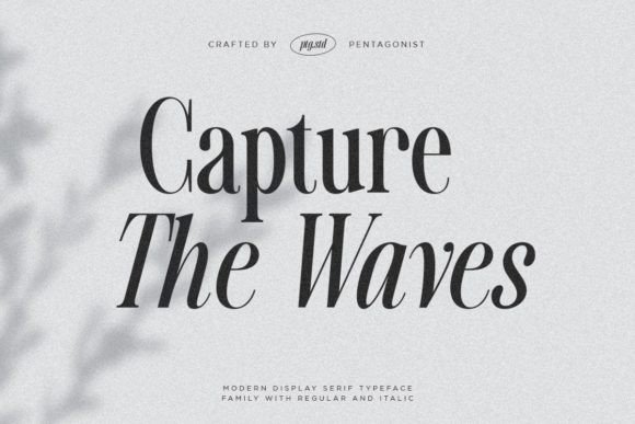 Captures the Waves Font Review