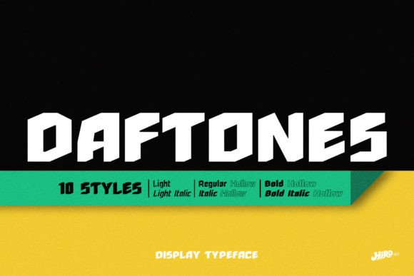 Daftones: A Bold Font for Business Branding
