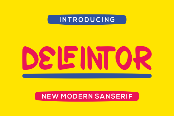 Delfintor Font: Bold and Beautiful