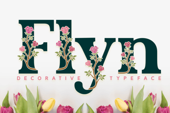 Flyn: A Floral Font for Creative Campaigns