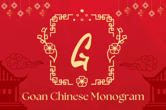 Goan Chinese Monogram Font