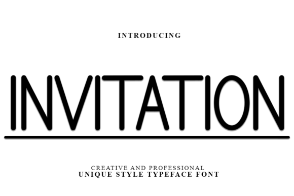 Invitation Font for Business Branding