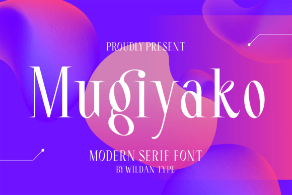 Mugiyako: A Classy Serif Font for Modern Design