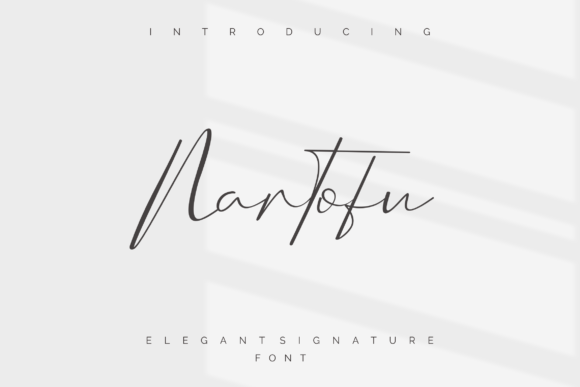 Nartofu Font: Elegant Handwritten Style