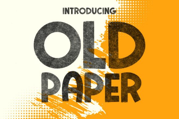 Old Paper Font for Creative Branding