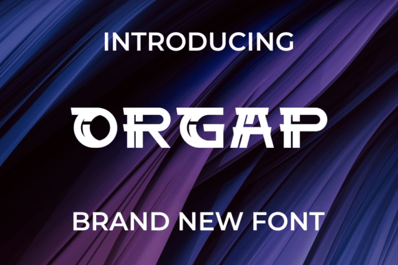 Orgap Font for Creative Makers