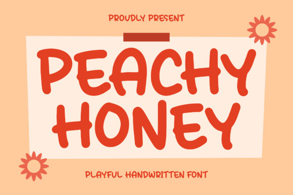 Peachy Honey Font for Creative Makers