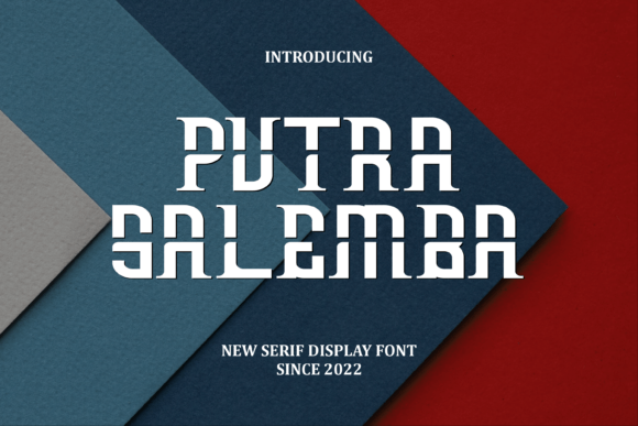 Putrasalemba: A Stylish Slab Serif Font