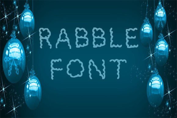 Rabble Font: Quirky Handwritten Style