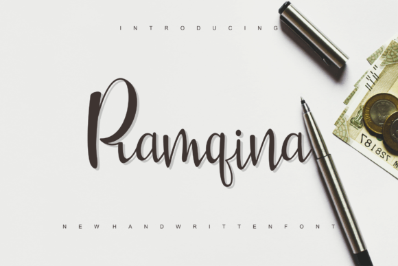 Ramqina: A Handwritten Font for Real Business Branding