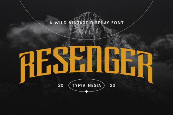 Resenger Font for Web Design