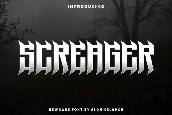 Screager Font for Creative Makers