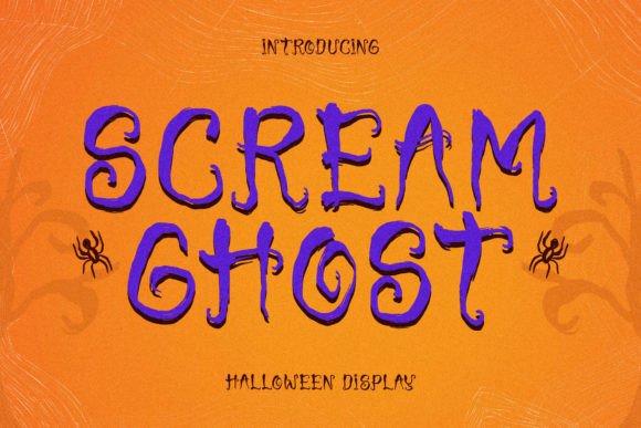 Scream Ghost – Halloween Font