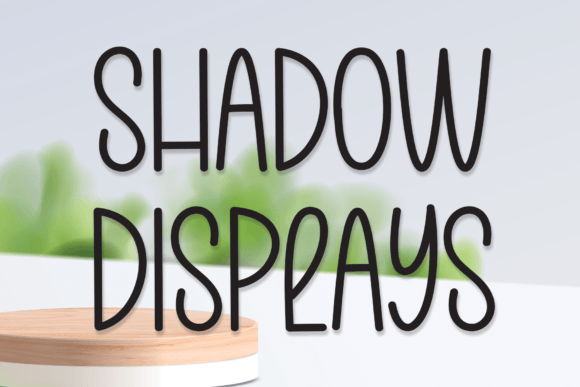Shadow Displays Font for Creative Projects