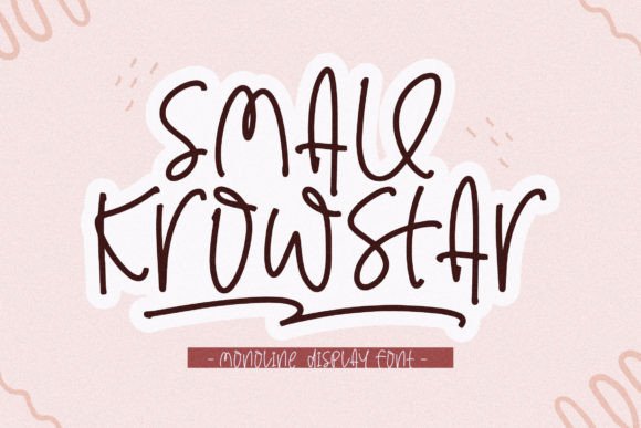 Small Krowstar: A Whimsical Font for Creative Campaigns