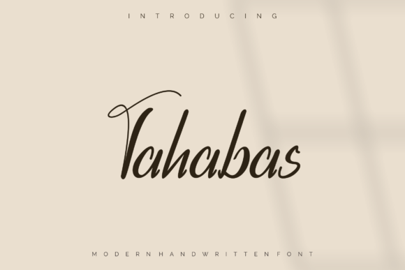 Tahabas Font for Creative Projects