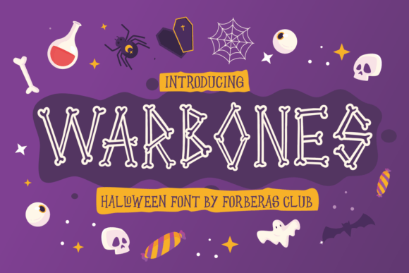 Warbones Font for Halloween Branding